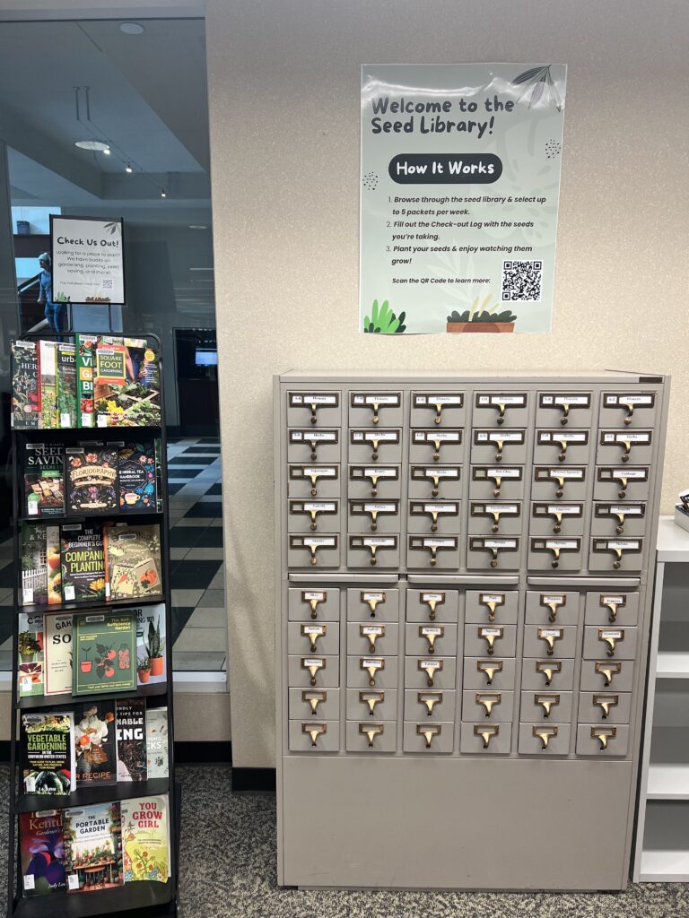 Picture of the MTSU Seed library.
