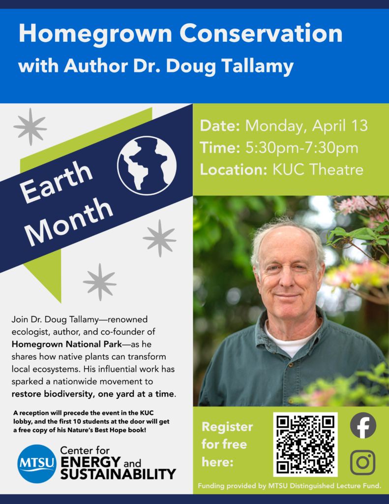 Homegrown Conservation with Dr. Doug Tallamy Poster